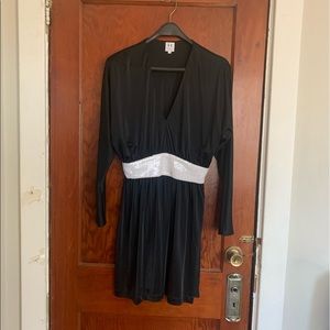 Halston Heritage Black Cocktail Dress